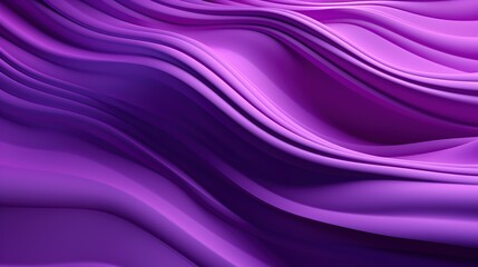 Obraz premium Purple 3D Wave