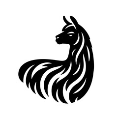 Obraz na płótnie Canvas llama Vector Logo Art