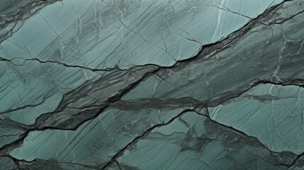 Mint Marble with Basalt Horizontal Background. Abstract stone texture backdrop. Bright natural material Surface. AI Generated Photorealistic Illustration.