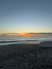 Sunrise on the beach