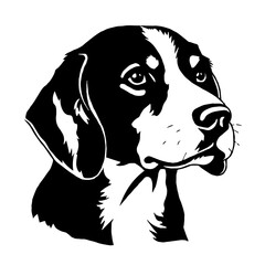 Beagle Vector Logo Art