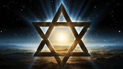 Star of David, ancient symbol, emblem in the shape of a six-pointed star, Magen, culture faith, Israel Jews, symbol symbolism, flag emblem item.
