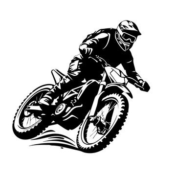 Biking Vector Logo Art