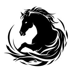 stallion Vector Logo Art - 678907528