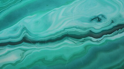 Obraz premium Mint Marble with Malachite Horizontal Background. Abstract stone texture backdrop. Bright natural material Surface. AI Generated Photorealistic Illustration.