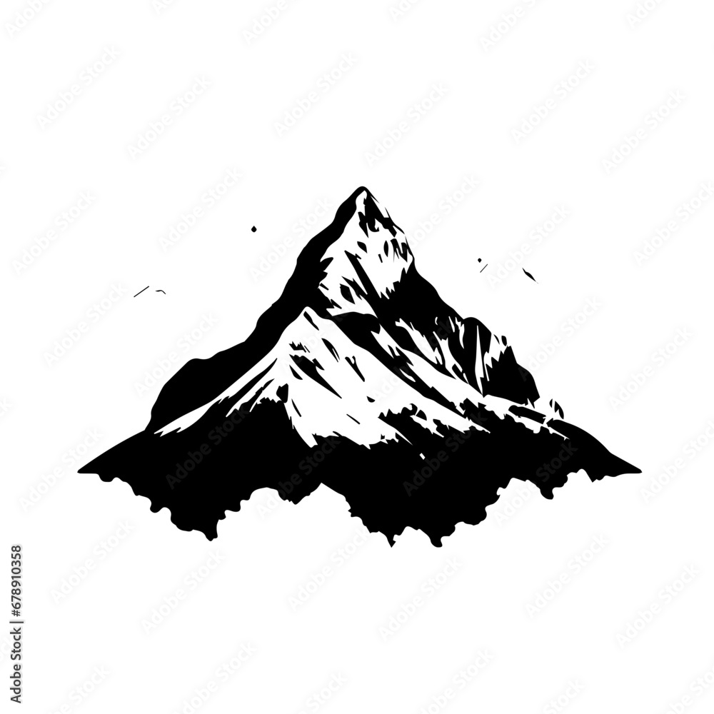 Wall mural mountain vector