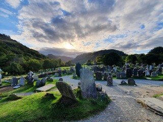 The Glendalough Valley is located in the Wicklow Mountains National Park and has many attractions...