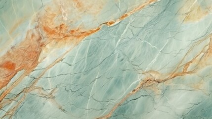 Mint Marble with Sandstone Horizontal Background. Abstract stone texture backdrop. Bright natural material Surface. AI Generated Photorealistic Illustration.