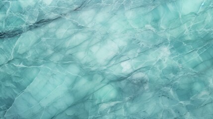 Mint Marble with Shiny Surface Horizontal Background. Abstract stone texture backdrop. Bright natural material Surface. AI Generated Photorealistic Illustration.