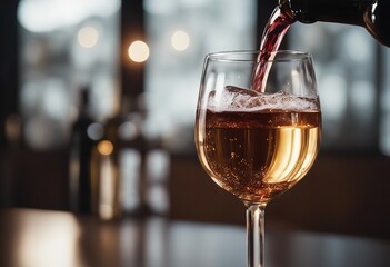 A glass of wine on a transparent background file