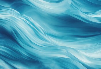 Abstract wave watercolor background in blue colors