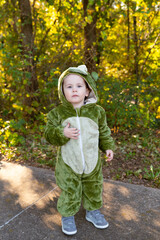 little boy in costume