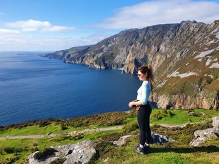 Slieve League or Slieve Liag is a mountain on the Atlantic coast of County Donegal, Ireland. At 601...