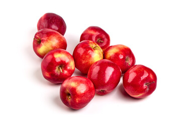 Red apple, isolated on white background.