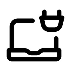 laptop line icon