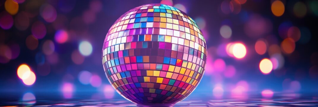 Sparkling Reflections of a Vibrant Dance Party Generative AI