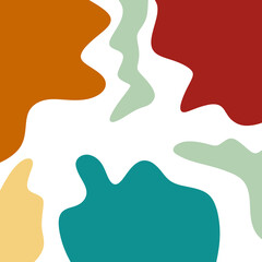 Abstract Shapes Frame Background