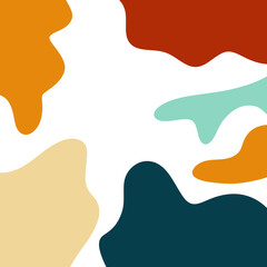 Abstract Shapes Frame Background