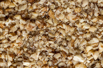 walnut, walnuts, table, cut, during, cooking, chopped,