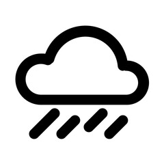 rain line icon