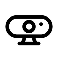 web camera line icon