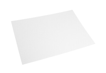 Sheet of parchment paper isolated on white