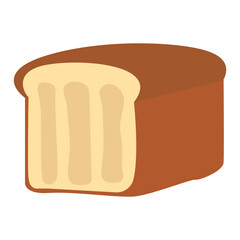 Bakery product illustration. Bakery, pastry, and bread flat style. Vector illustration.