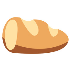 Bakery product illustration. Bakery, pastry, and bread flat style. Vector illustration.