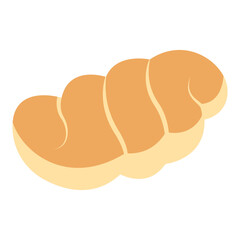 Bakery product illustration. Bakery, pastry, and bread flat style. Vector illustration.