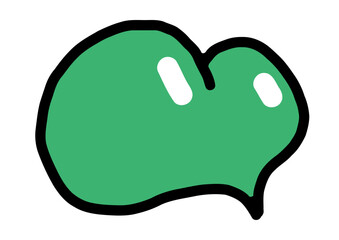 Hand drawn heart doodle