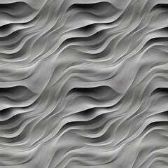 Modern Gray Concrete with Wavy Relief Pattern