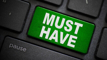 Must have text button on keyboard