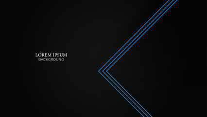 Dark futuristic wide abstract banner background with red lines pattern. Modern graphic design element future style concept for banner, flyer, card, or brochure cover