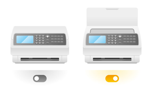 シンプルなイラスト_FAX