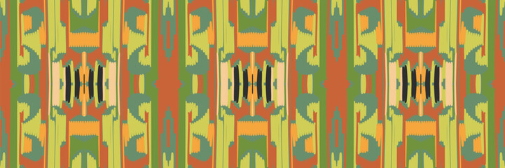 Modern Ikat Pattern or Modern Native Thai Ikat Pattern. Geometric Ethnic Background for Pattern Seamless Design or Wallpaper.