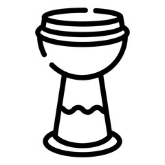 kettledrum Line Icon