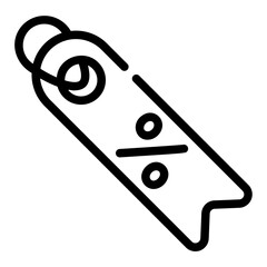 price tag Line Icon