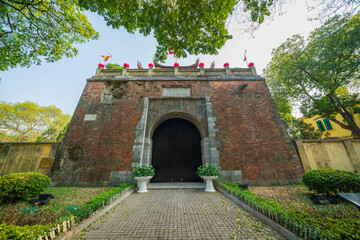 Fototapeta na wymiar North Gate (1805) of Imperial Citadel in Hanoi, Vietnam