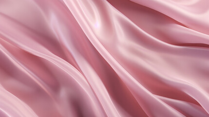 Obraz premium Abstract background with soft waves pink silk texture