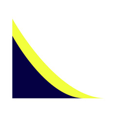 simple wave corner shape