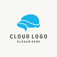 Cloud logo template vector illustration design