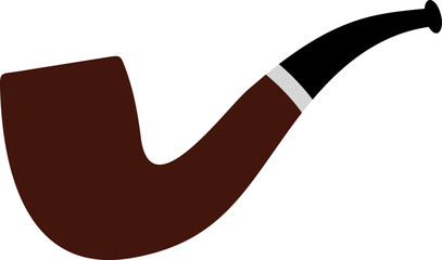 Cigarette pipe illustration