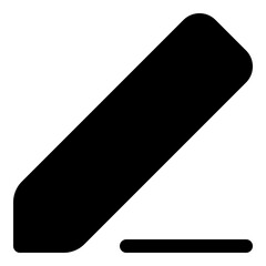 Pencil icon for edit, write and creative concepts