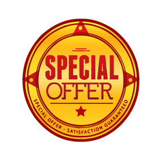 Special Offer stamp certificate banner