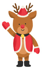 Obraz premium Christmas_Rudolf