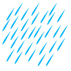 Obraz na płótnie Canvas Falling rain drop Illustration