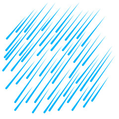 Falling rain drop Illustration