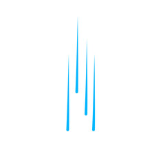 Falling rain drop Illustration
