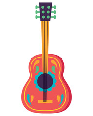 mexican instrument music guitar - obrazy, fototapety, plakaty