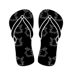 footwear flip flops doodle